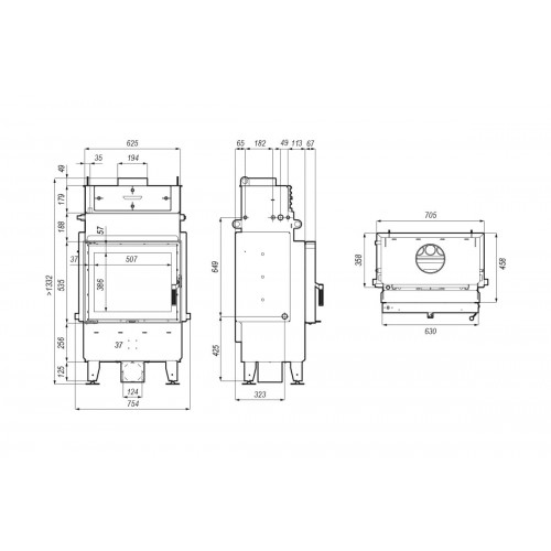 Каминная топка Defro Home Navi SM
