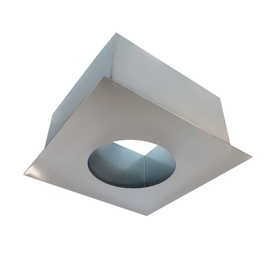 Потолочно-проходной из нержавейки для дымохода