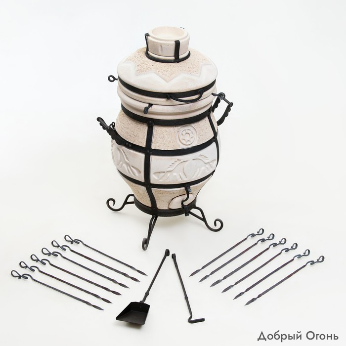 Тандыр СамОбжар откидная крышка