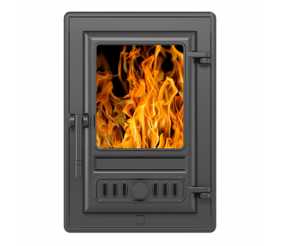 Дверка АСТОН каминная 350 (Антрацит)