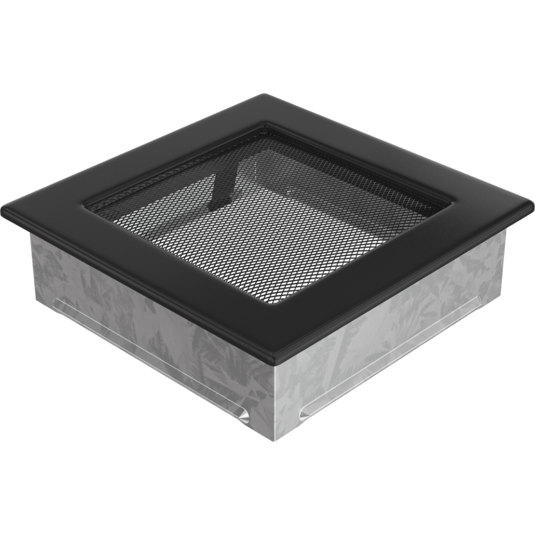 Вентиляционная решетка черная (17х17) 17C