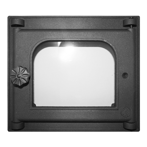 Дверь топочная застекленная на петлях К-301