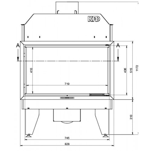 Каминная топка KFD ECO iLINE 5183