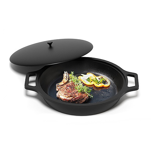 Сковорода чугунная Везувий 6 л Ø 380 мм