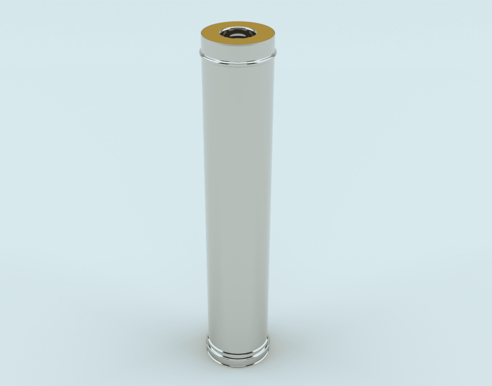 Труба сэндвич из нержавеющей стали для дымохода, круглая