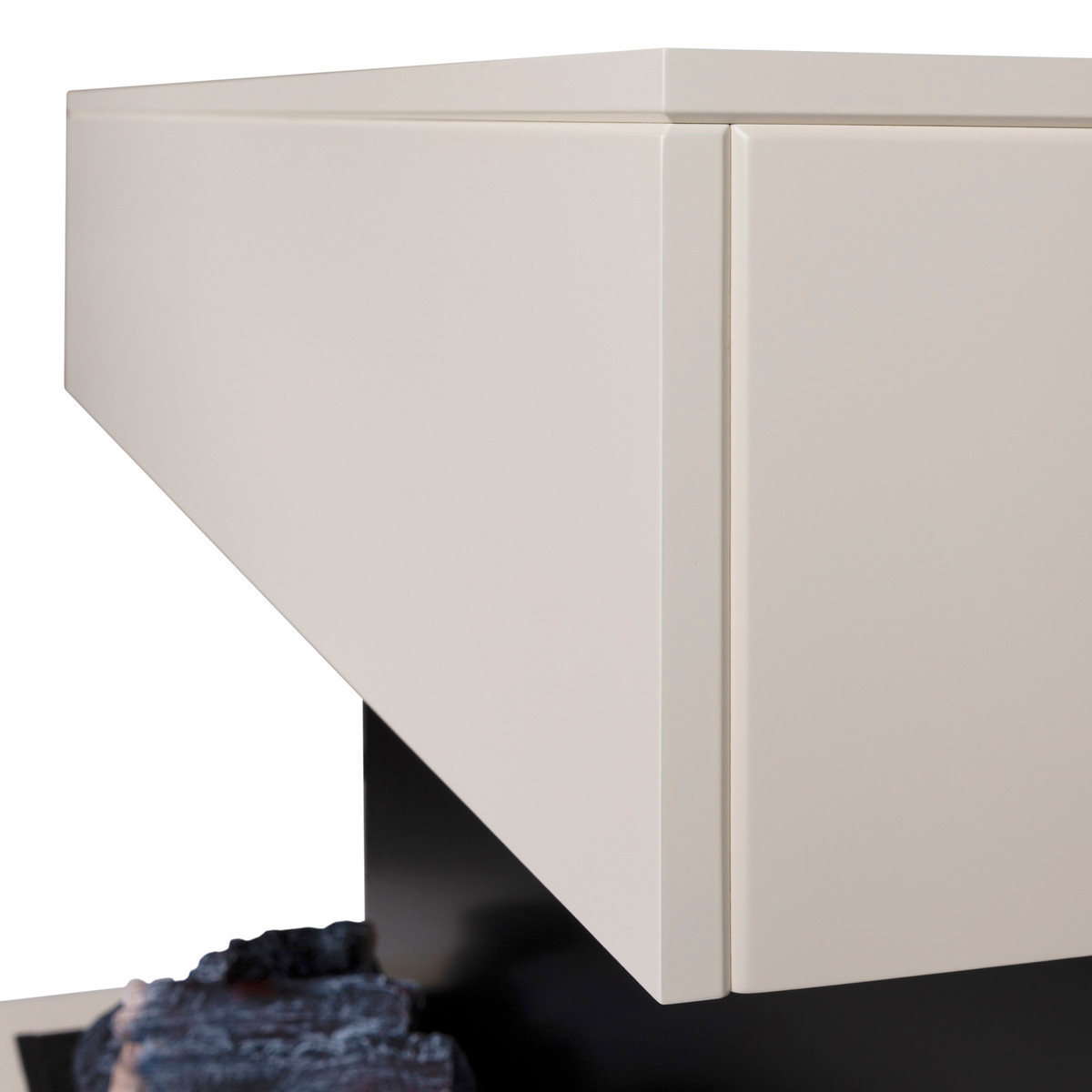 Портал каминный Modern 1000 WT Белый дуб