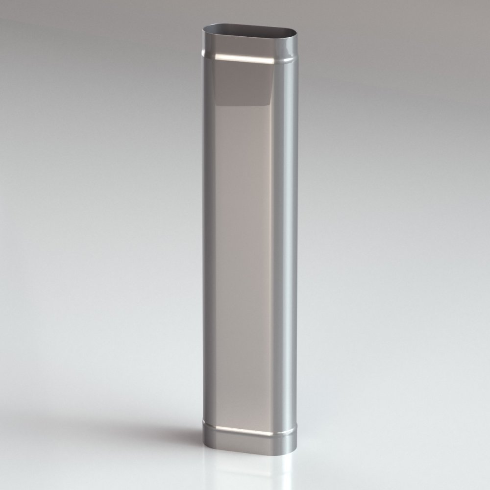 Овальная труба из нержавеющей стали для дымохода и вентиляции