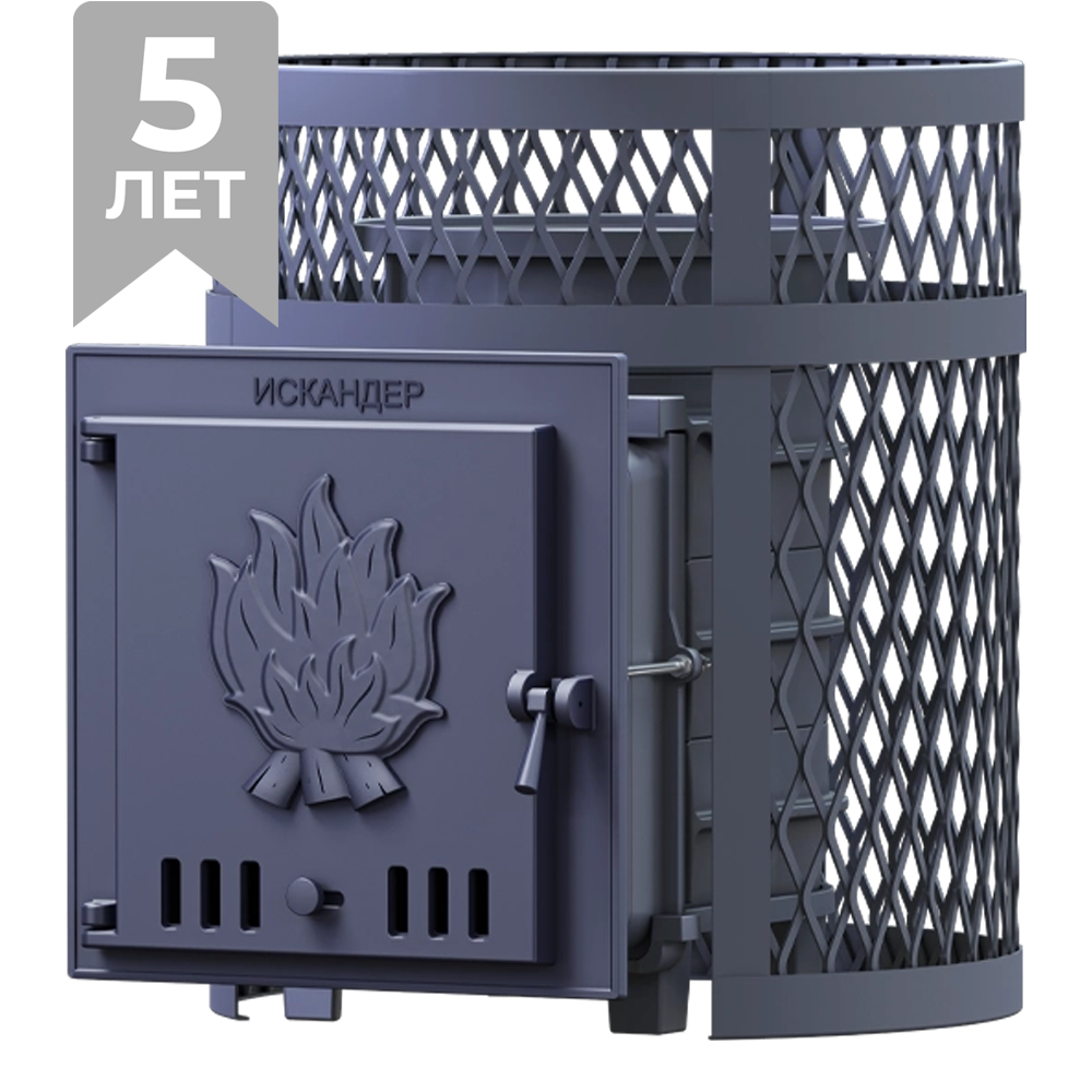 Печь для бани Технолит Искандер 18 в сетке