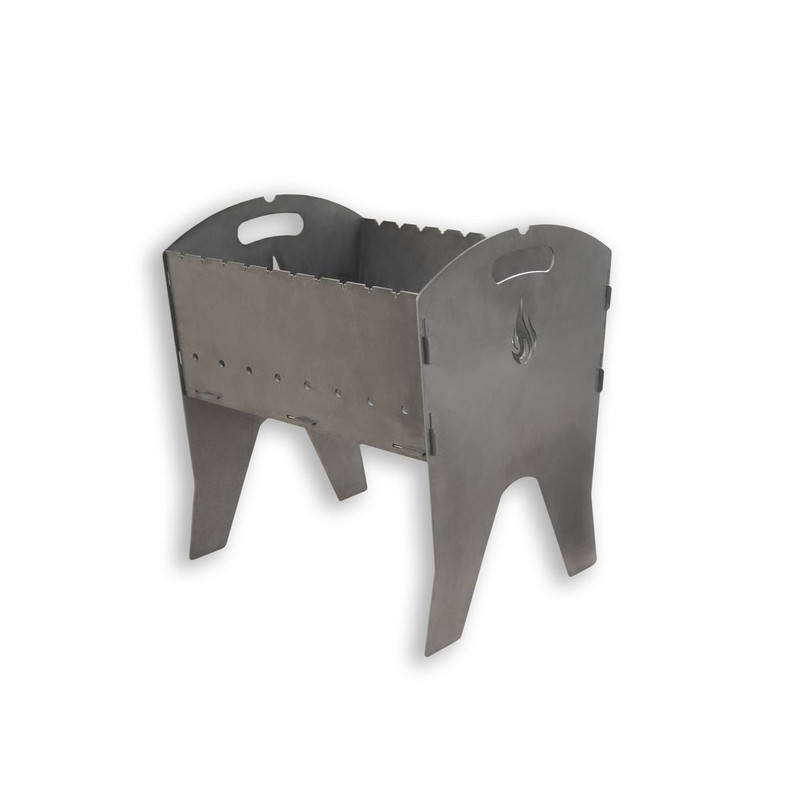 Мангал разборный неокрашенный (сталь 2 мм)