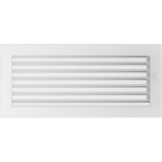 Вентиляционная решетка белая с жалюзи (17х37) 37BX