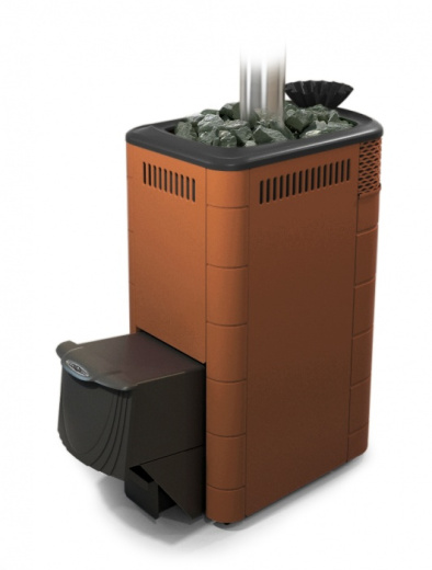 Печь для бани TMF Гейзер Супер XXL Inox ДА ЗК, терракота