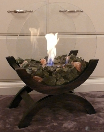 Биокамин ZeFire Iris средний (белый)