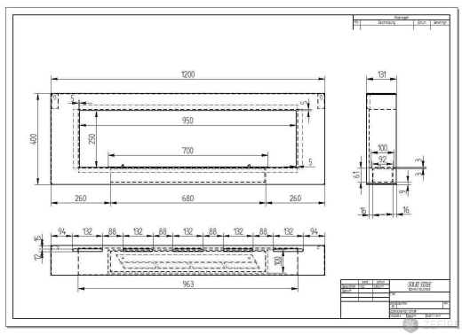 Биокамин ZeFire Orion 1200 белый со стемалитом