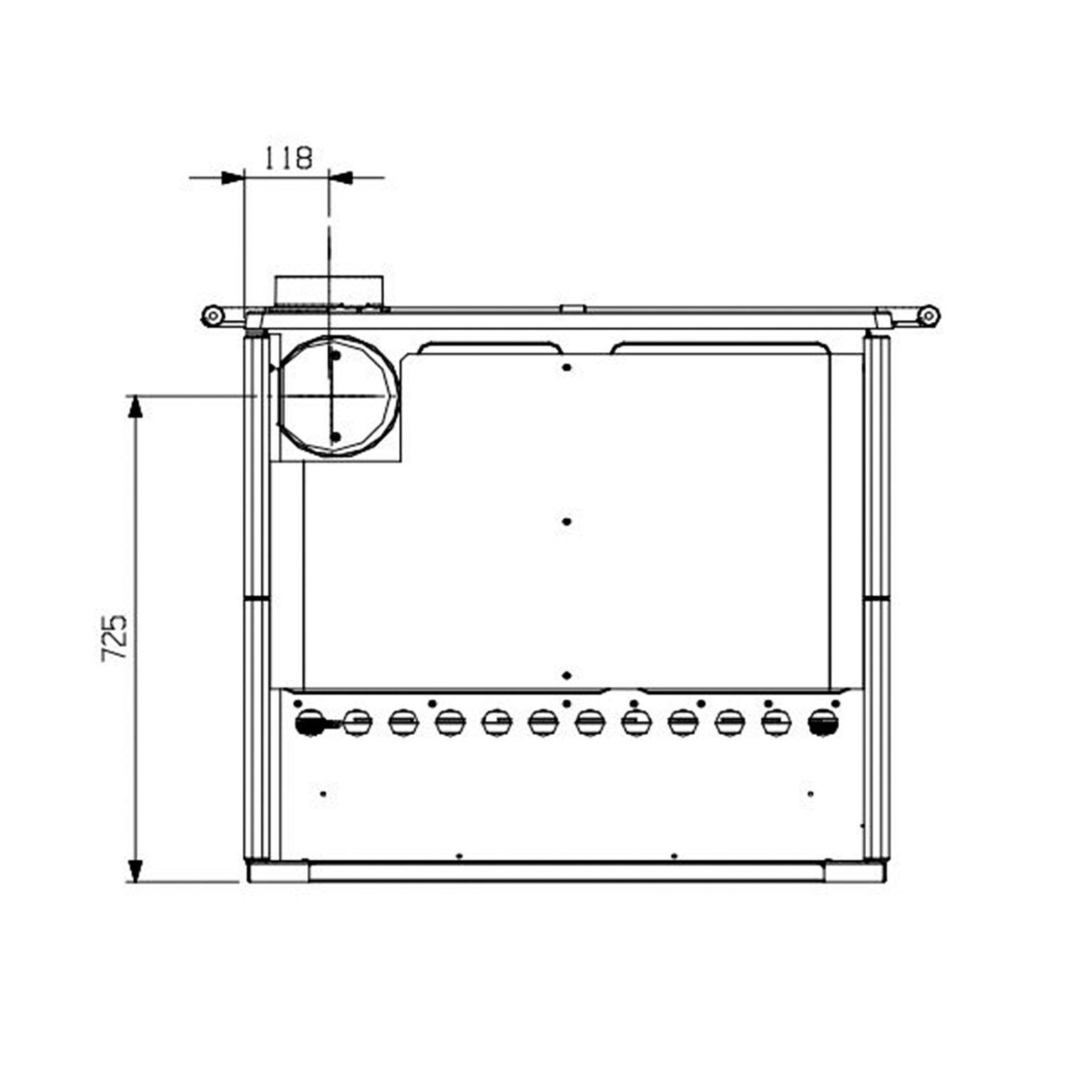 Установка печи-камина La Nordica Rosa Maiolica