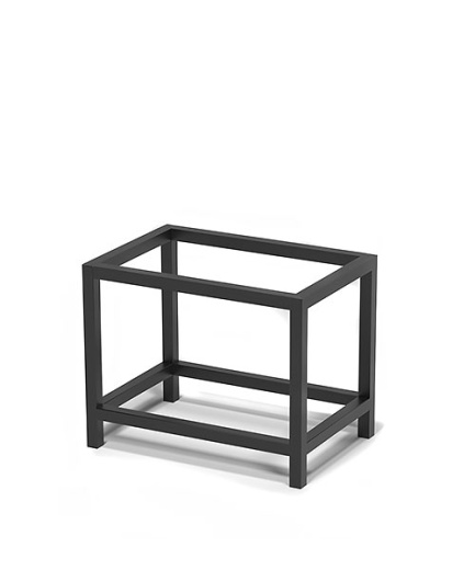 Мангал Везувий "Турист" №1 с чугунной решеткой "Стейк" на подставке