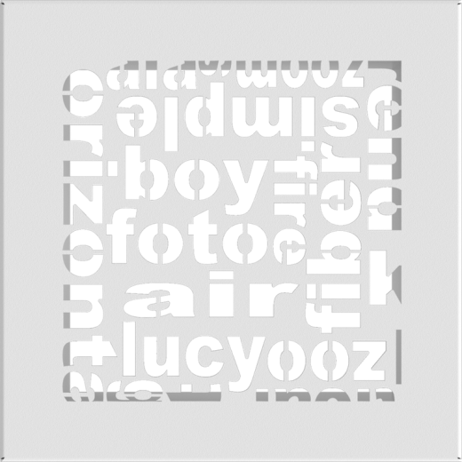 Вентиляционная решетка белая ABC (17х17) 17ABC/B