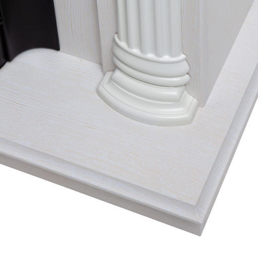 Портал каминный Stefania STD WT Белое золото