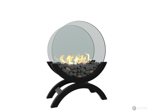 Биокамин ZeFire Iris средний (белый)