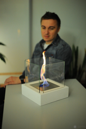 Биокамин ZeFire Quant metall